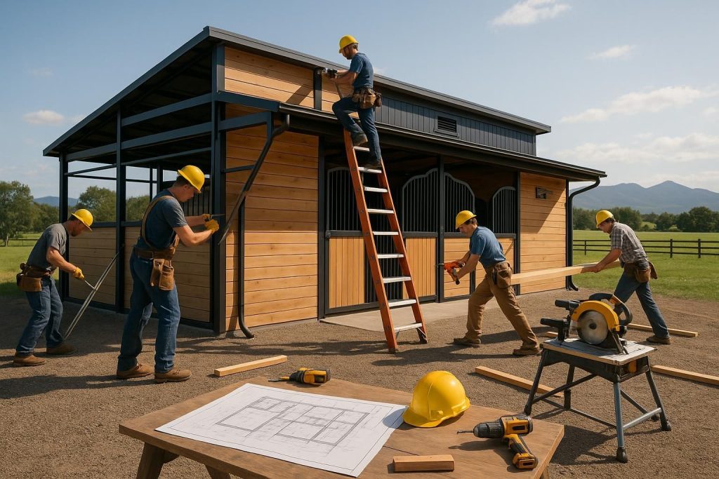 Découvrez les facteurs influençant le prix de construction d'une écurie en 2025. Ce guide vous aidera à estimer les coûts, à comprendre les tendances du marché et à planifier votre projet équestre de manière éclairée.
