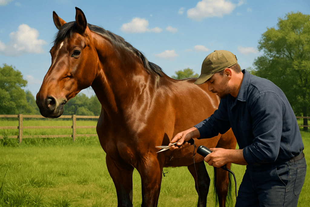 découvrez l'art de tondre un cheval au pré : techniques, conseils pratiques et bien-être équin. apprenez comment cette pratique essentielle aide à maintenir la santé de votre cheval tout en garantissant son confort durant les saisons changeantes.