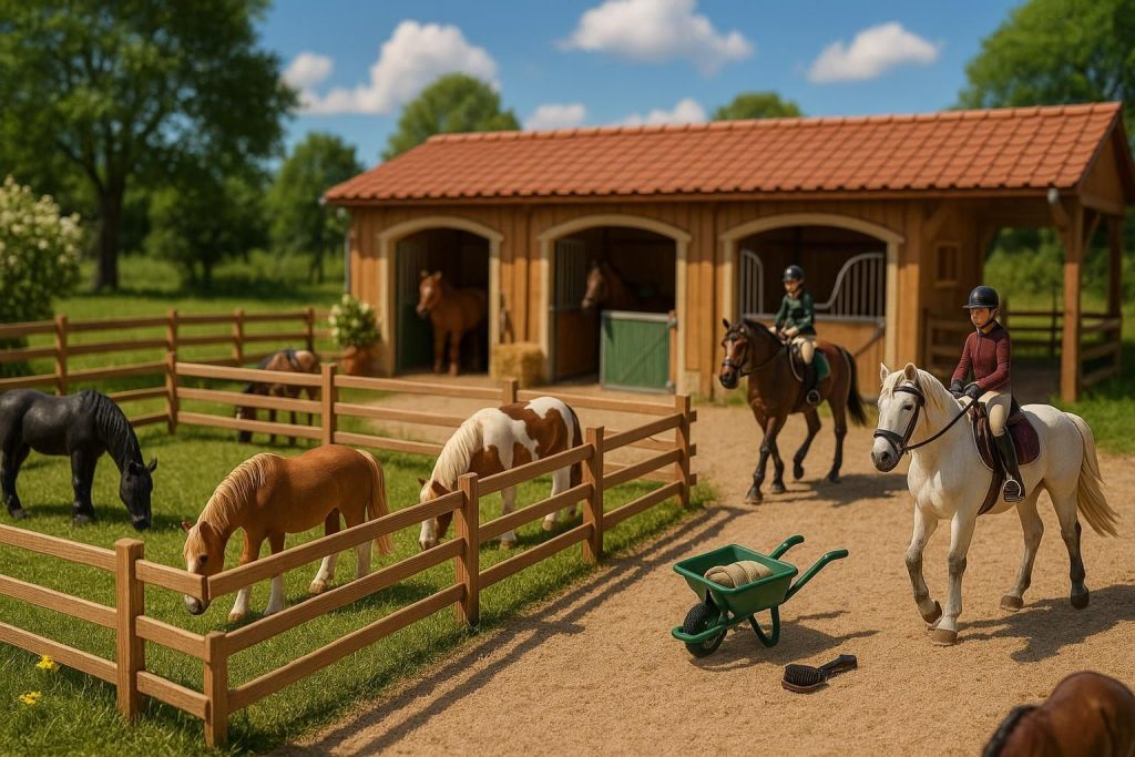 Découvrez notre tutoriel complet pour créer un magnifique centre équestre Schleich ! Des astuces DIY pour réaliser un décor unique, alliant créativité et passion pour les chevaux. Parfait pour les amateurs de figurines et les fans de monde équestre.