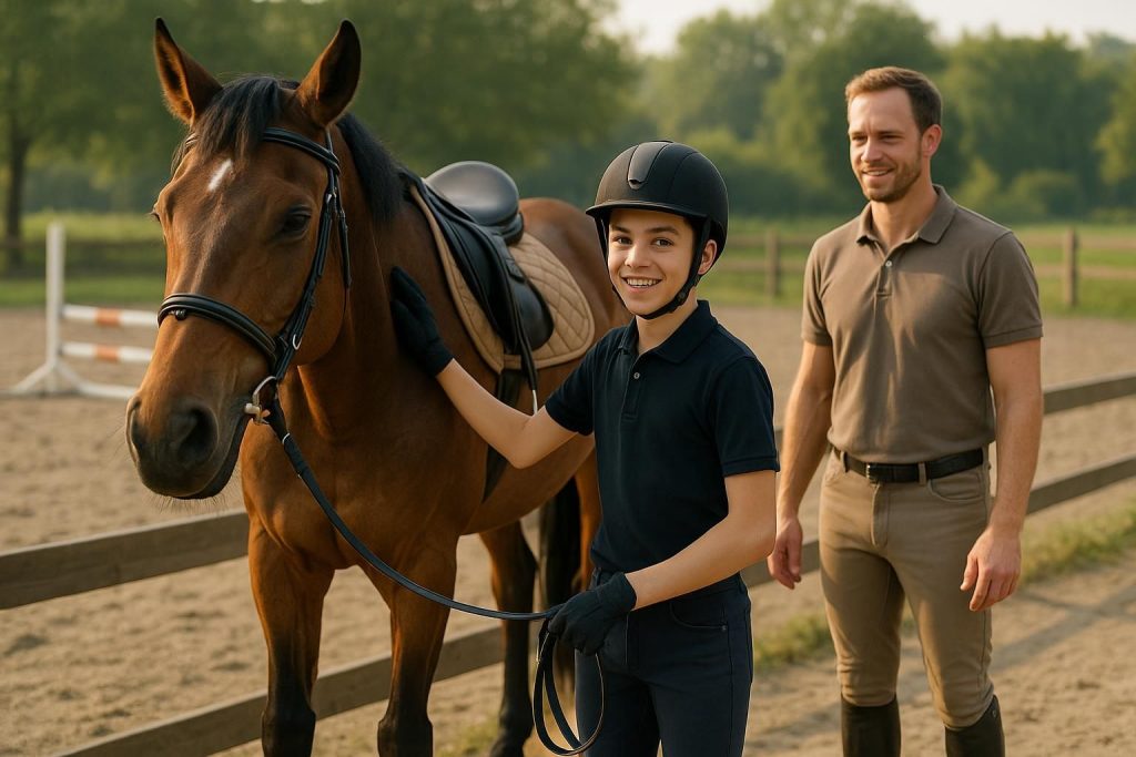 Découvrez notre guide complet pour débutants sur la manière de monter à cheval en toute sécurité. Apprenez des astuces essentielles, des techniques de sécurité et des conseils pratiques pour profiter pleinement de votre expérience équestre.