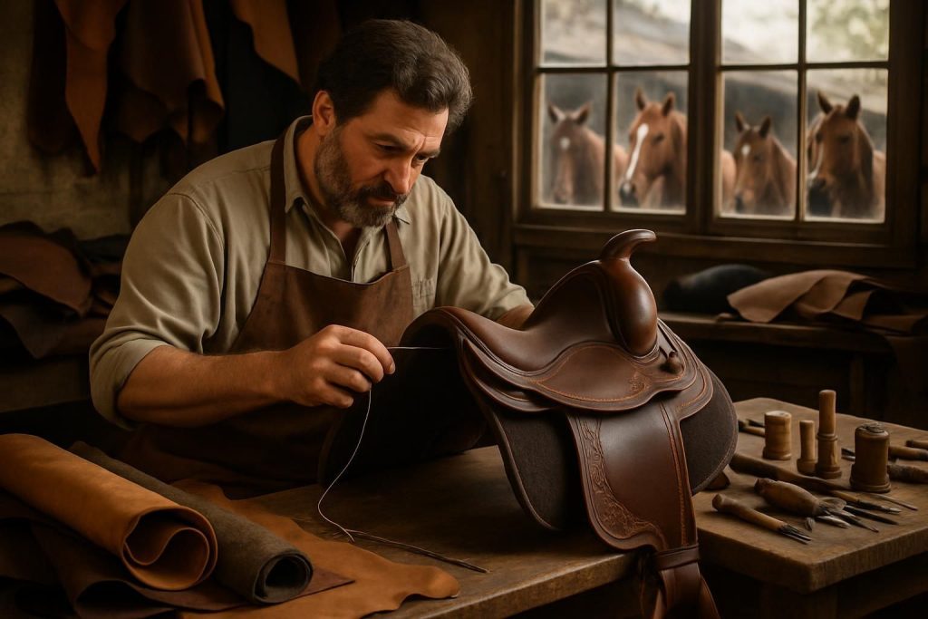 Découvrez nos selles sur mesure pour cheval, alliant l'artisanat de qualité et le confort optimal pour votre équidé. Apprenez-en plus sur les prix de notre expertise artisanale et offrez à votre cheval le meilleur en termes de confort et de performance.