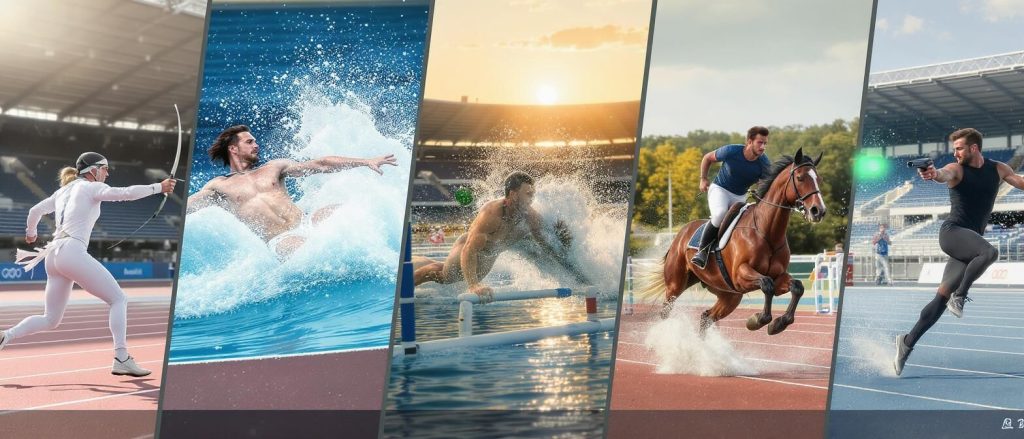 Découvrez le pentathlon moderne : son histoire, ses disciplines, et comment ce sport olympique unique combine escrime, natation, équitation, tir et course à pied pour révéler des athlètes complets.