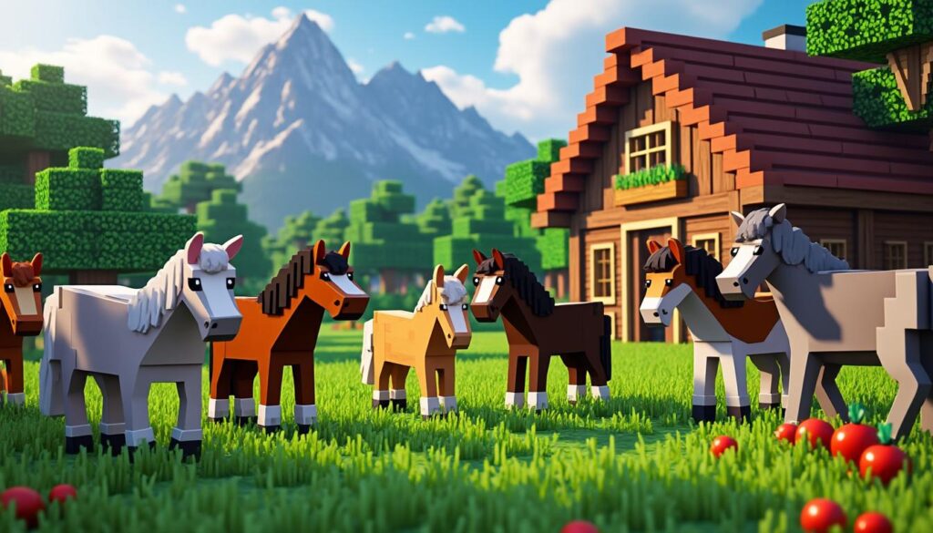découvrez comment reproduire facilement des chevaux dans minecraft grâce à ce guide étape par étape : conditions, alimentation et astuces pour obtenir des poulains rapidement !