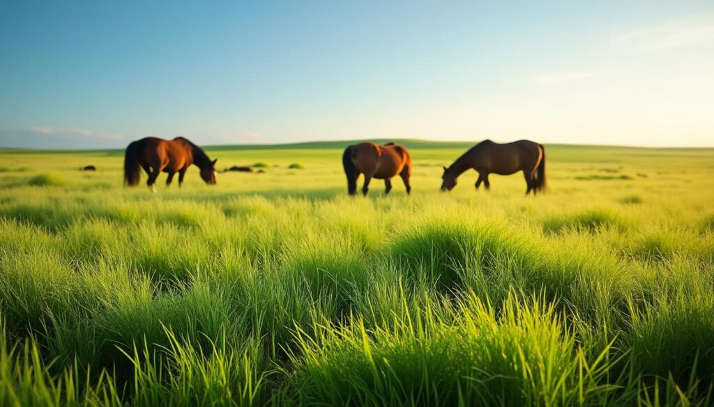 découvrez en combien de temps une prairie pousse pour les chevaux, les étapes de croissance de l’herbe et les conseils pour assurer une pâture de qualité adaptée aux besoins de vos équidés.
