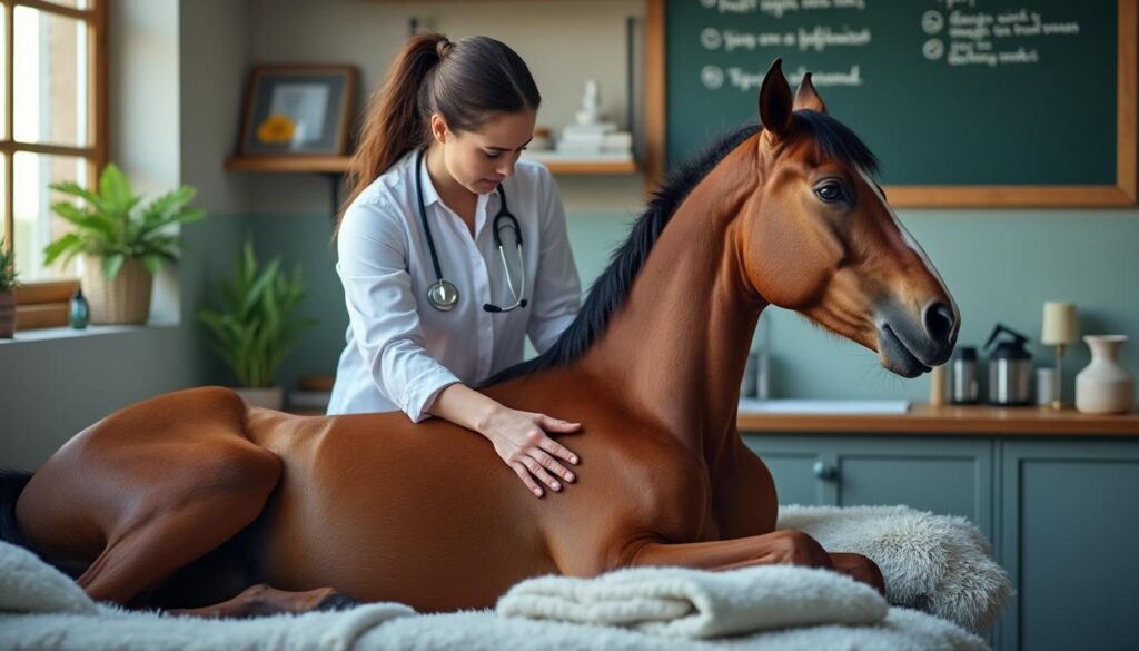 dĂ©couvrez combien de temps un cheval met gĂ©nĂ©ralement Ă  guĂ©rir dâune colique, les facteurs qui influencent la durĂ©e de la convalescence et les conseils pour favoriser sa rĂ©cupĂ©ration.