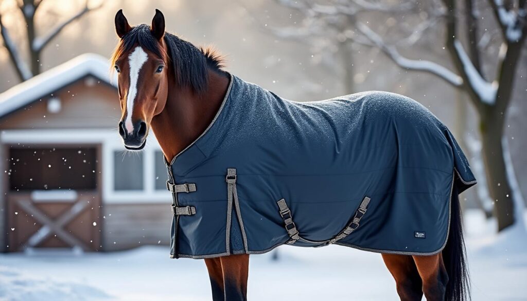 découvrez nos conseils pour choisir la meilleure couverture pour protéger votre cheval durant l'hiver et assurer son confort et sa santé.