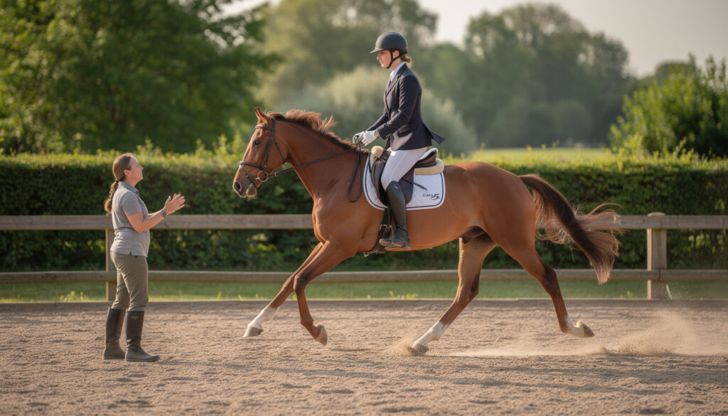 découvrez des méthodes efficaces pour apprendre à votre cheval à changer de pied au galop en douceur et en confiance, améliorant ainsi son équilibre et sa performance.