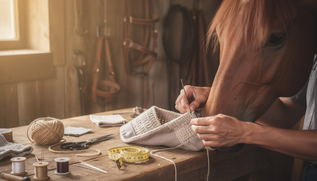 découvrez notre guide simple et rapide pour fabriquer un bonnet pour cheval. astuces et étapes faciles pour protéger votre cheval avec style.