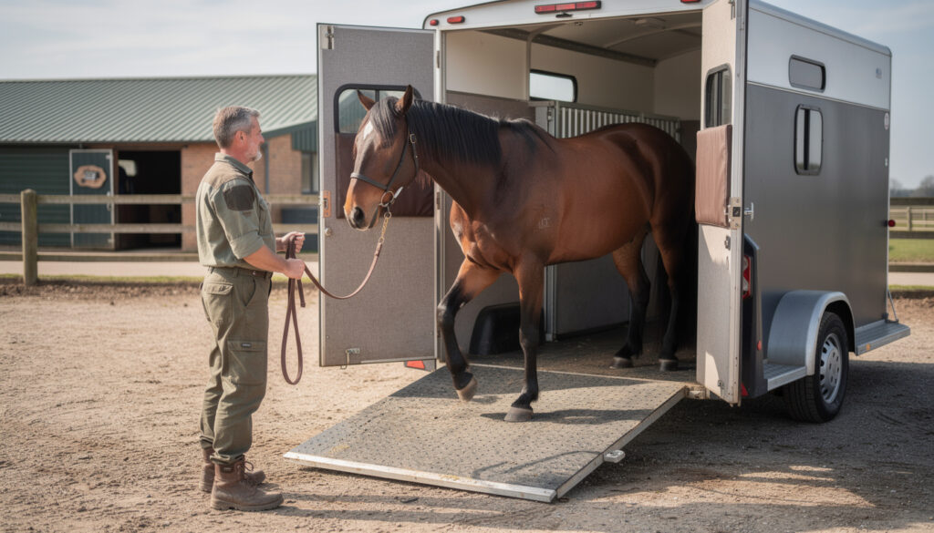 découvrez des techniques simples et efficaces pour faire monter votre cheval dans un van sans stress, assurant sécurité et confiance lors du transport.