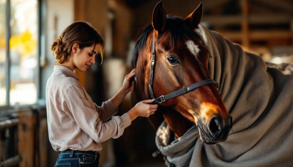 découvrez nos conseils pratiques pour prévenir efficacement les blessures causées par l'utilisation de la couverture chez le cheval et assurer son confort et sa sécurité.