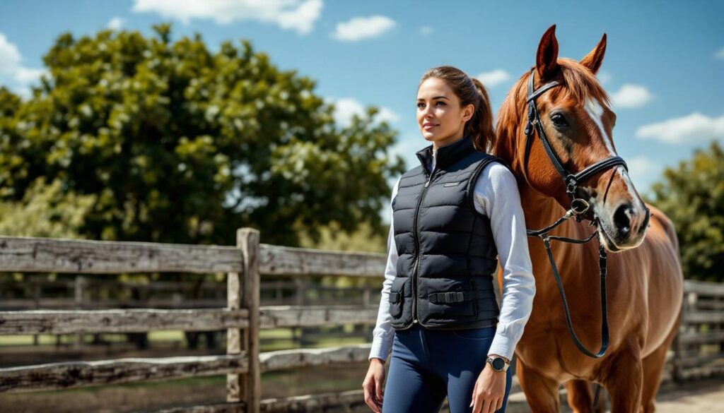 découvrez nos avis détaillés sur les gilets de protection pour l'équitation et trouvez le modÚle idéal pour votre sécurité et confort lors de vos sorties à cheval.