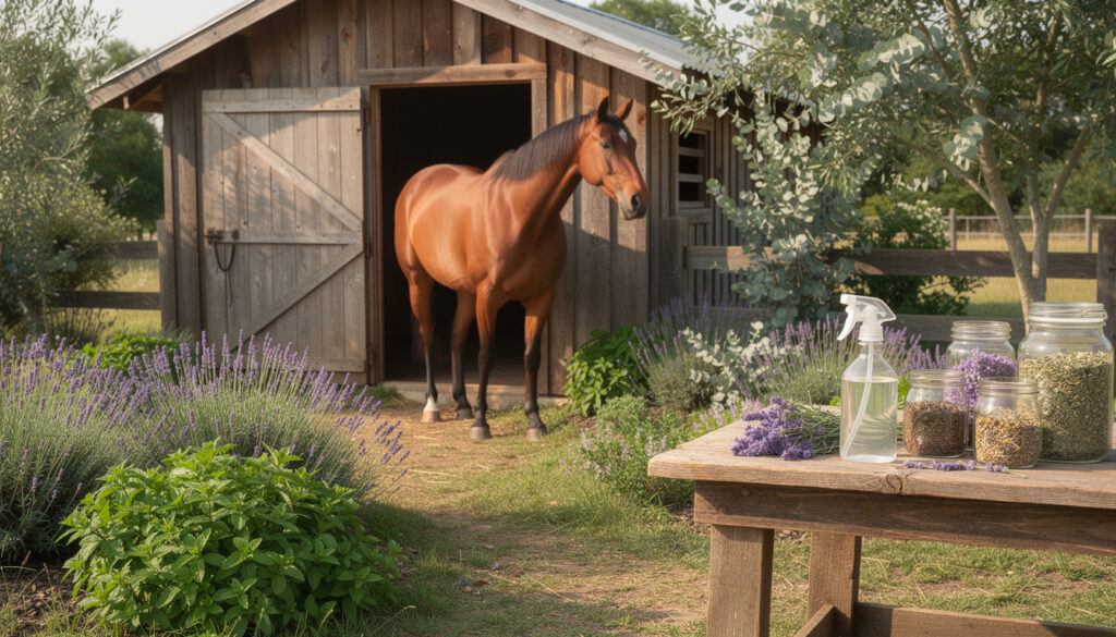 découvrez des recettes naturelles et efficaces pour fabriquer un anti-mouche maison pour votre cheval, protégeant ainsi votre compagnon de manière saine et économique.