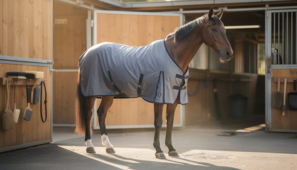 découvrez si la chemise séchante pour cheval est vraiment indispensable pour le bien-être de votre équidé après l'effort ou en cas d'humidité.