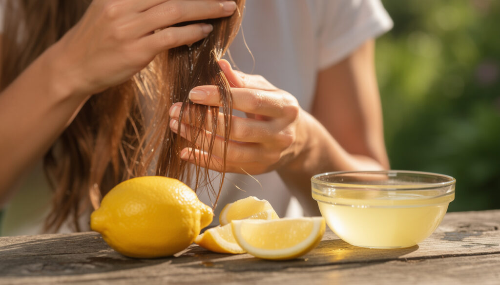 découvrez comment utiliser le citron pour déjaunir naturellement vos cheveux grâce à une recette simple et efficace. astuces et conseils pour retrouver une couleur éclatante sans produits chimiques.