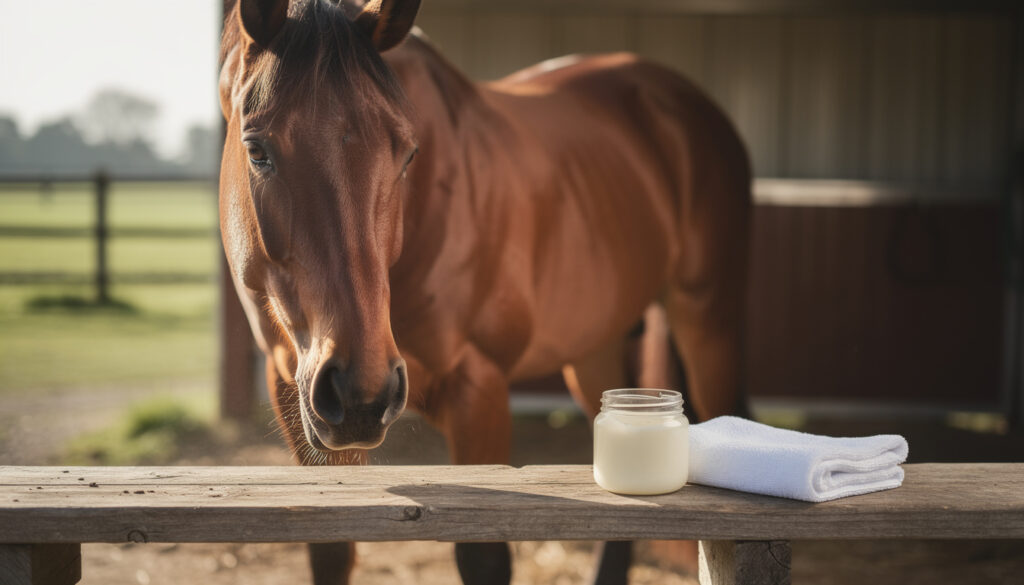 dĂ©couvrez les bienfaits et les prĂ©cautions d'utilisation de la vaseline pour chevaux, un produit polyvalent mais Ă utiliser avec discernement pour le bien-ĂȘtre de votre Ă©quidĂ©.
